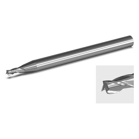 MULTIDEC - Solid carbide micro end mill UMM 3... x 02